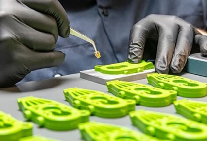 Liquid silicone rubber molding